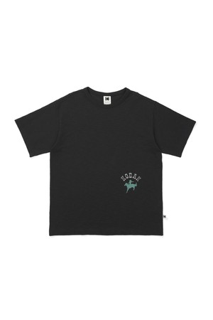 그래픽 슬럽 반팔티셔츠 BLACK