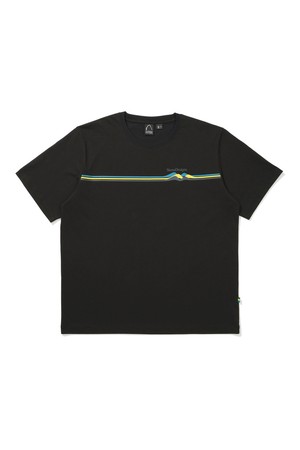 트라이컬러 칠라이트(CHILL-LITE) 반팔티셔츠 BLACK