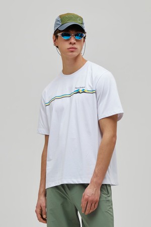 트라이컬러 칠라이트(CHILL-LITE) 반팔티셔츠 WHITE