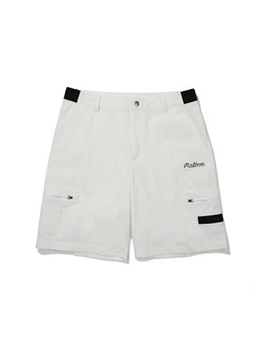 M 여름 카고 하프 팬츠 WHITE (MAN)-a