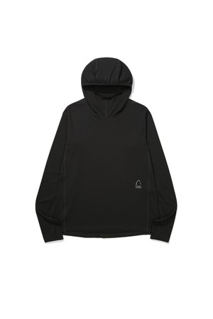 플린트(FLINT) 썬 후드 티셔츠 BLACK