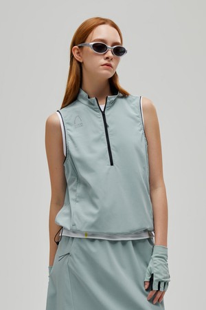 W) 님버스(NIMBUS) 에어닷 반집업 베스트 SBLUE