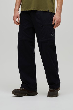 썸머문(SUMMER MOON) 2WAY 팬츠 (세미와이드핏) BLACK