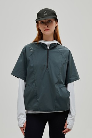 썸머문(SUMMER MOON) 아이스스킨 반집업 아노락 NAVY