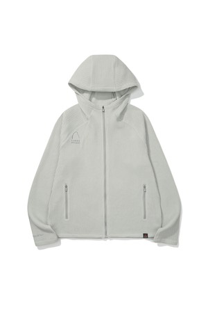 W) 그라나이트(GRANITE) 폴라텍 파워드라이 메쉬 집업 MISTY GREY