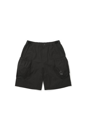 로웰(ROWELL) 5부 카고 쇼츠 BLACK