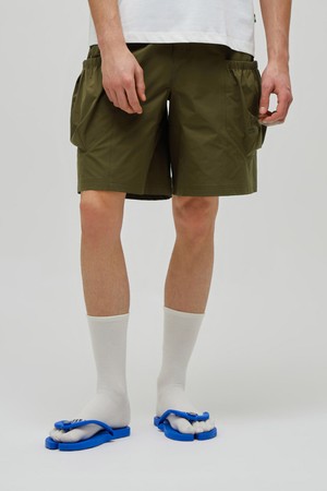 로웰(ROWELL) 5부 카고 쇼츠 KHAKI