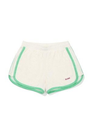 테리 3부 반바지 우먼 IVORY