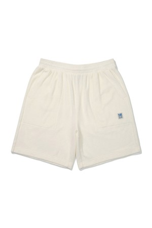 테리 4부 반바지 IVORY