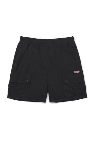 브리즈팝 3부 포켓 반바지 BLACK