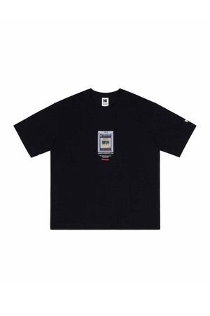 필름 슬라이드 에어로쿨 반팔티셔츠 BLACK