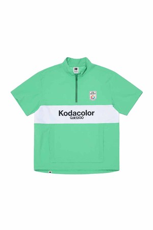 스테디움 스텐넥 우븐 티셔츠 GREEN