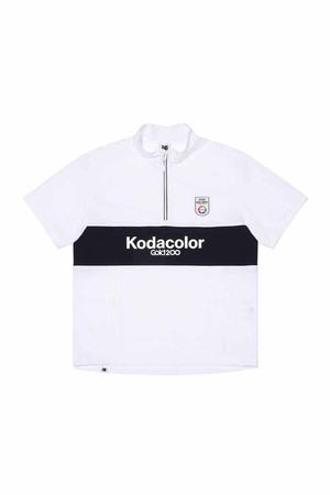 스테디움 스텐넥 우븐 티셔츠 WHITE