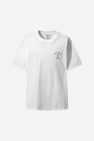 쿼드400 베이직 로고 반팔 티셔츠 (OFF WHITE)