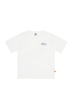 에센셜 그래픽 반팔 티셔츠 WHITE