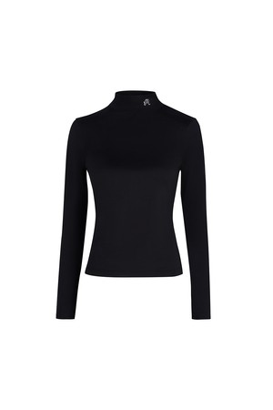 랠리 롱 슬리브 모크넥 BLACK (WOMAN)_BLACK-a