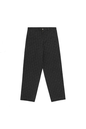 [Paradise In Play] 라탄 치노 팬츠 BLACK_BLACK-a