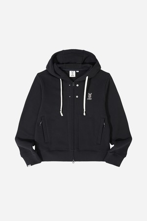 챔프 집업 후드 자켓 여자(BLACK)