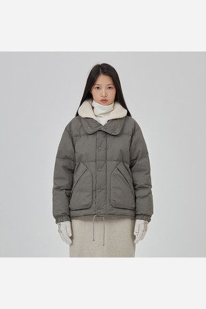 코나 D7 여자 다운자켓(L.CHARCOAL GREY)