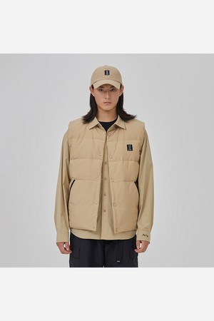 윈터캠퍼 D7 경량 다운베스트(TAN)