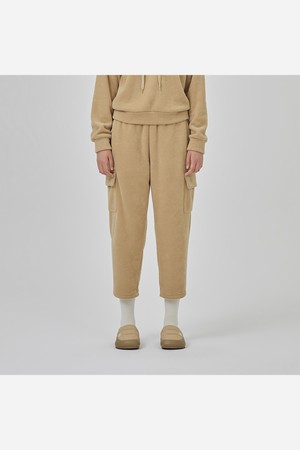 내츄럴 테리 카고팬츠 여자(TAN)