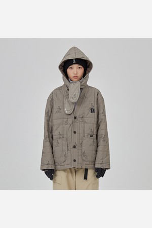 래빗 이어 플랩(CHARCOAL GREY)