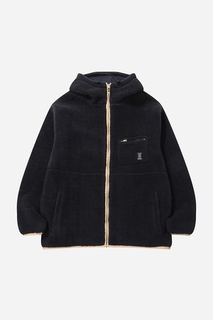 덤블 플리스 후드집업 자켓(NAVY)