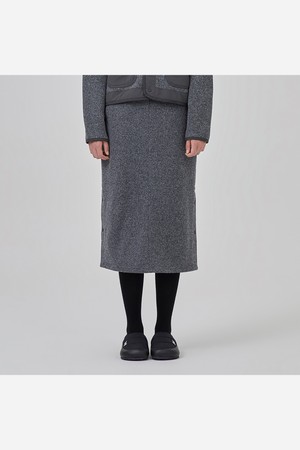 스웨터룩 스커트(L.CHARCOAL GREY)