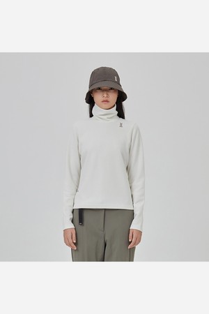 베이직 모크넥 니트 여자(IVORY)