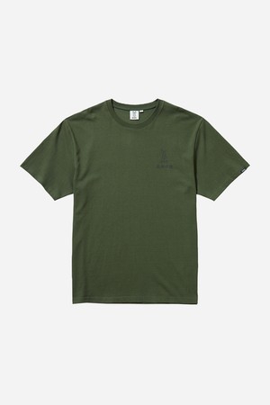 캠프 프린트 숏 티셔츠(KHAKI)