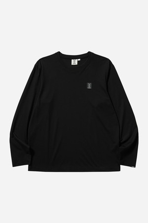 소로나 베이직 라운드 롱 티셔츠(BLACK)