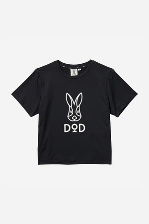 여성) 올인원 워터 라운드 숏 티셔츠(BLACK)