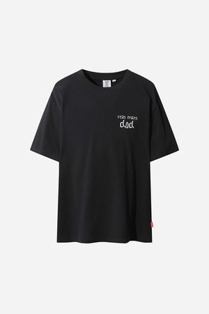 소로나 레터링 그래픽 반팔 티셔츠(BLACK)