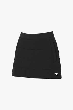 스트레치 패딩 스커트 BLACK