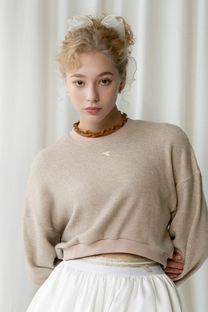 크로스코트 브라이트 볼레로 우먼 BEIGE
