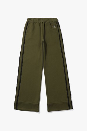 크로스코트 레이스 라인 스웻팬츠 KHAKI