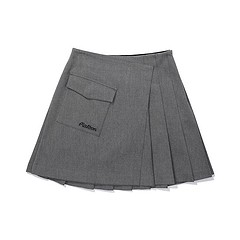 여성 뒷플리츠 카고형 TR 스커트 MELANGE GRAY (WOMAN)-a
