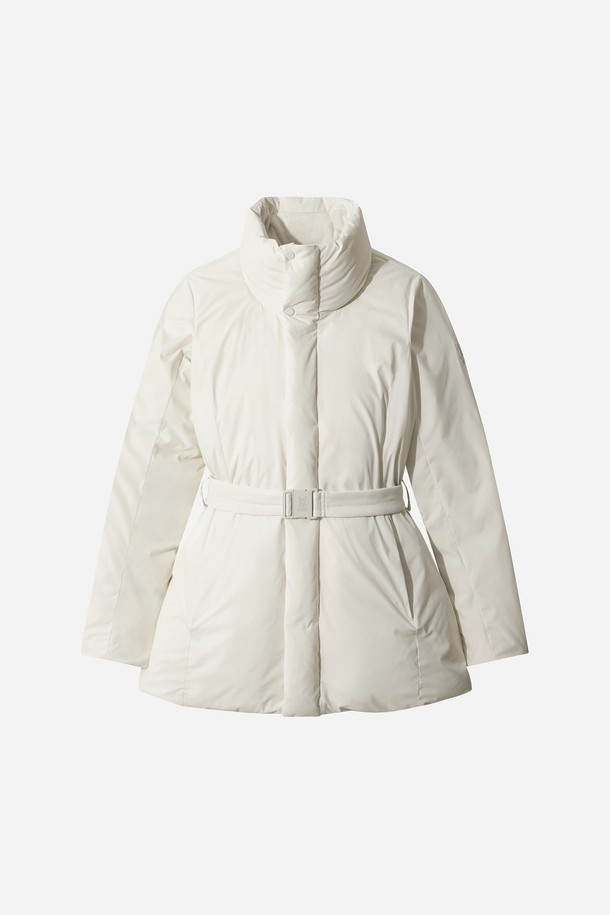 여성) 어베인 D7 밸트 미드 다운 재킷(IVORY)은 겨울철, 출근룩에 적합한 여성용 다운 자켓입니다. 미니멀하고 베이직한 스타일의 아이보리 컬러 무지 디자인으로, 벨트 디테일이 특징입니다. 부드러운 촉감의 나일론 소재로 제작되었으며, 두꺼운 두께감과 긴 소매 기장으로 보온성을 높였습니다. 넉넉한 핏과 패딩 안감으로 편안하게 착용할 수 있습니다.
