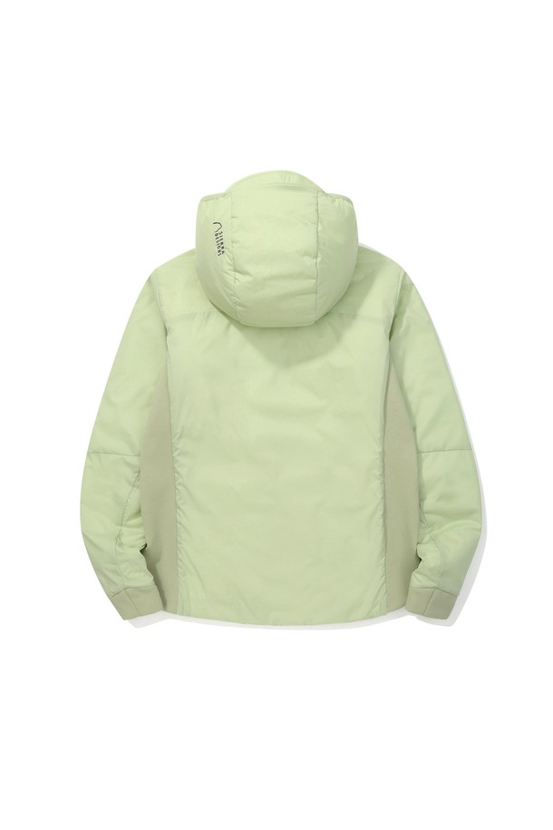 **W) 마리(MARIE) 경량 인슐레이션 재킷 SAGE GREEN**

가볍고 따뜻한 여성용 인슐레이션 재킷입니다. 세이지 그린 컬러의 심플한 무지 디자인으로, 봄, 가을 간절기에 활용하기 좋습니다. 나일론 소재로 제작되어 부드러운 촉감을 선사하며, 레귤러 핏과 크롭 기장으로 캐주얼하고 스포티한 스타일을 연출합니다. 가벼운 무게와 보온 기능을 갖춰 일상 및 아웃도어 활동에 적합하며, 후드와 투웨이 지퍼 디테일로 실용성을 더했습니다. 산책이나 여행 시 편안하게 착용할 수 있습니다.
