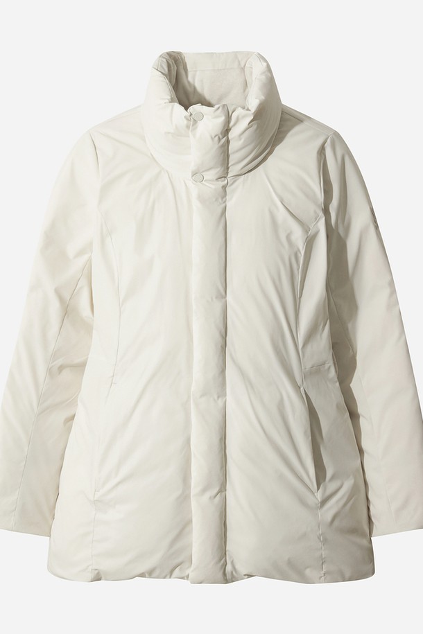 여성) 어베인 D7 밸트 미드 다운 재킷(IVORY)은 겨울철, 출근룩에 적합한 여성용 다운 자켓입니다. 미니멀하고 베이직한 스타일의 아이보리 컬러 무지 디자인으로, 벨트 디테일이 특징입니다. 부드러운 촉감의 나일론 소재로 제작되었으며, 두꺼운 두께감과 긴 소매 기장으로 보온성을 높였습니다. 넉넉한 핏과 패딩 안감으로 편안하게 착용할 수 있습니다.
