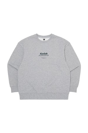 메일러 그래픽 맨투맨 MELANGE GREY