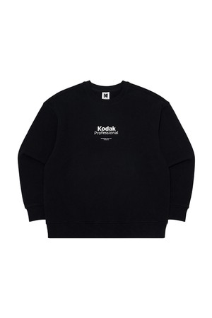 메일러 그래픽 맨투맨 BLACK