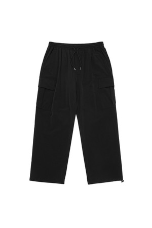 에센셜 와이드 조거 팬츠 BLACK