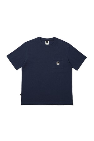 레인보우 소로나 포켓 반팔 티셔츠 NAVY