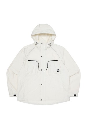 메일러 포켓 후드 자켓 IVORY