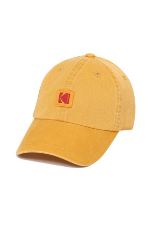 스퀘어로고 릴렉스핏 볼캡 YELLOW