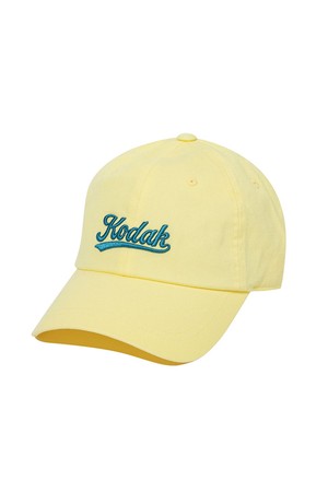 레터링 릴렉스핏 볼캡 YELLOW