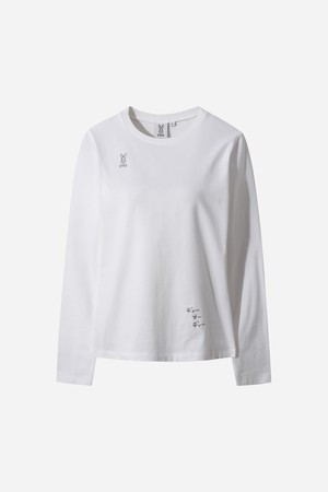 베이직 긴팔 티셔츠 여자(OFF WHITE 2)