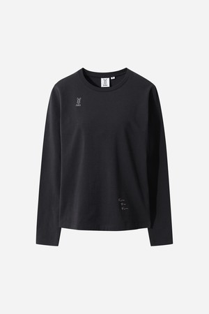 베이직 긴팔 티셔츠 여자(BLACK)