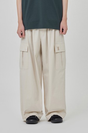 시티 코튼 카고 릴렉스 팬츠(IVORY)